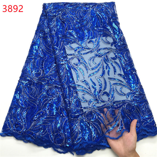 Lace - 3892 - Royal (PER/YARD)
