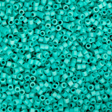 Load image into Gallery viewer, 11/0 Cylin Bead Matte - Opaque Turquoise Green
