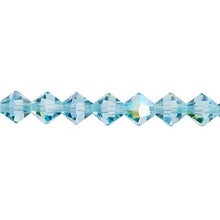Load image into Gallery viewer, Preciosa Rondelle 4mm Aquamarine AB
