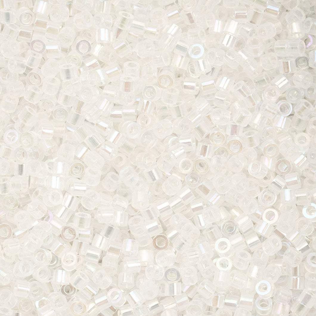 11/0 Cylin Bead White Opal AB