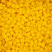 Load image into Gallery viewer, (Czech Seed Bead 9/0 3Cut Vial) Opaque Golden Yellow
