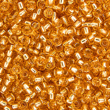 Load image into Gallery viewer, (Vial Miyuki Seed Bead 11/0) Gold Silver Lined
