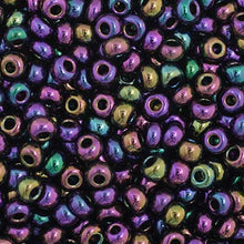 Load image into Gallery viewer, (Vial Czech Size 11/0 Seed Bead) Opaque Purple AB
