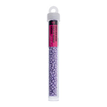 Load image into Gallery viewer, (Vial Czech Size 6/0) Violet Terra Dyed Chalk Matt Luster
