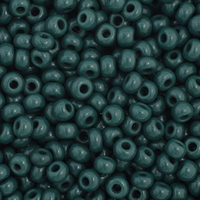 11/0 Seedbead Opaque Dark Green