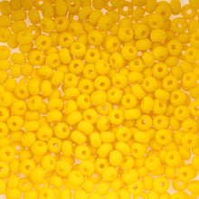 Load image into Gallery viewer, (Vial Czech Size 6/0) Opaque Gold Yellow Matt
