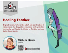 Load image into Gallery viewer, Michelle Stoney Healing feather Cosmetic Bag Set
