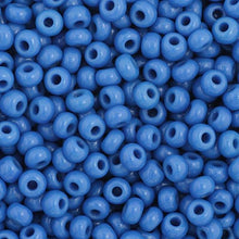 Load image into Gallery viewer, 11/0 Seedbead Opaque Medium Blue
