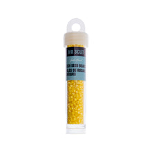 Load image into Gallery viewer, (Czech Seed Bead 9/0 3Cut Vial)Opaque Yellow Luster
