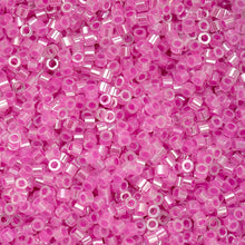 Load image into Gallery viewer, 11/0 Cylin Bead Crystal Fuchsia Lined
