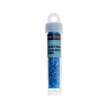 Load image into Gallery viewer, (Czech Seed Bead 9/0 3Cut Vial) Transparent Capri Blue Luster
