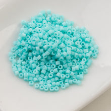 Load image into Gallery viewer, 11/0 Cylin Bead Matte Macaron - Green Turquoise
