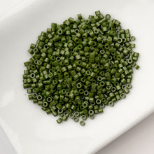 Load image into Gallery viewer, 11/0 Cylin Bead Opaque Green Avocado
