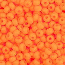 Load image into Gallery viewer, 11/0 Seedbead Opaque Light Orange
