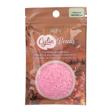 Load image into Gallery viewer, 11/0 Cylin Bead Glow in Dark AB - Pink
