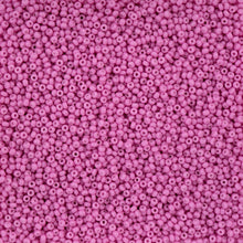 Load image into Gallery viewer, 11/0 Seedbead Chalk Dyed Solgel Bubble Gum Pink
