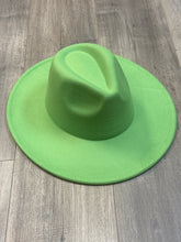 Load image into Gallery viewer, Felt Hat - Acid Green
