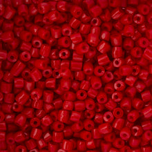 Load image into Gallery viewer, (Czech Seed Bead 9/0 3Cut Vial) Opaque Light Red

