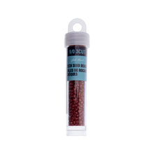 Load image into Gallery viewer, (Czech Seed Bead 9/0 3Cut Vial) Opaque Dark Red Wine
