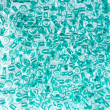 Load image into Gallery viewer, (Vial Czech Size 6/0) Crystal Green Terra Pearl Lined
