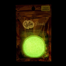 Load image into Gallery viewer, 11/0 Cylin Bead Glow in Dark AB - Yellow
