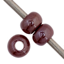 Load image into Gallery viewer, 11/0 Seedbead Opaque Brown Luster
