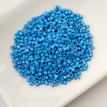 Load image into Gallery viewer, 11/0 Cylin Bead Opaque Blue Cerulean
