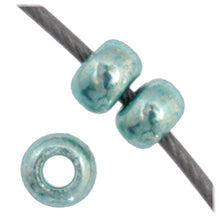 Load image into Gallery viewer, 11/0 Seedbead Metallic Lt Teal Solgel
