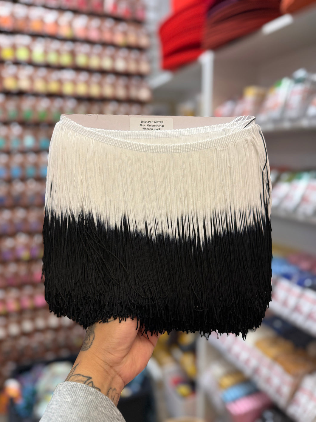 (Per/Meter) Ombré Fringe 20cm