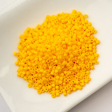 Load image into Gallery viewer, 11/0 Cylin Bead Opaque Yellow Zest
