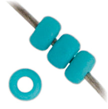 Load image into Gallery viewer, (Vial Miyuki Seed Bead 11/0)Turquoise Blue Opaque Matte Luster
