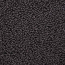 Load image into Gallery viewer, 11/0 Seedbead Jet Terra Pearl Black
