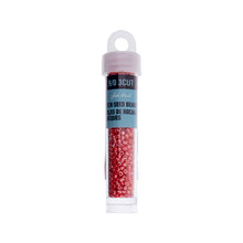 Load image into Gallery viewer, (Czech Seed Bead 9/0 3Cut Vial) Opaque Light Red Luster
