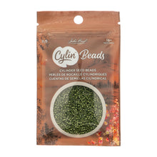 Load image into Gallery viewer, 11/0 Cylin Bead Opaque Green Avocado
