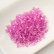 Load image into Gallery viewer, 11/0 Cylin Bead Crystal Fuchsia Lined
