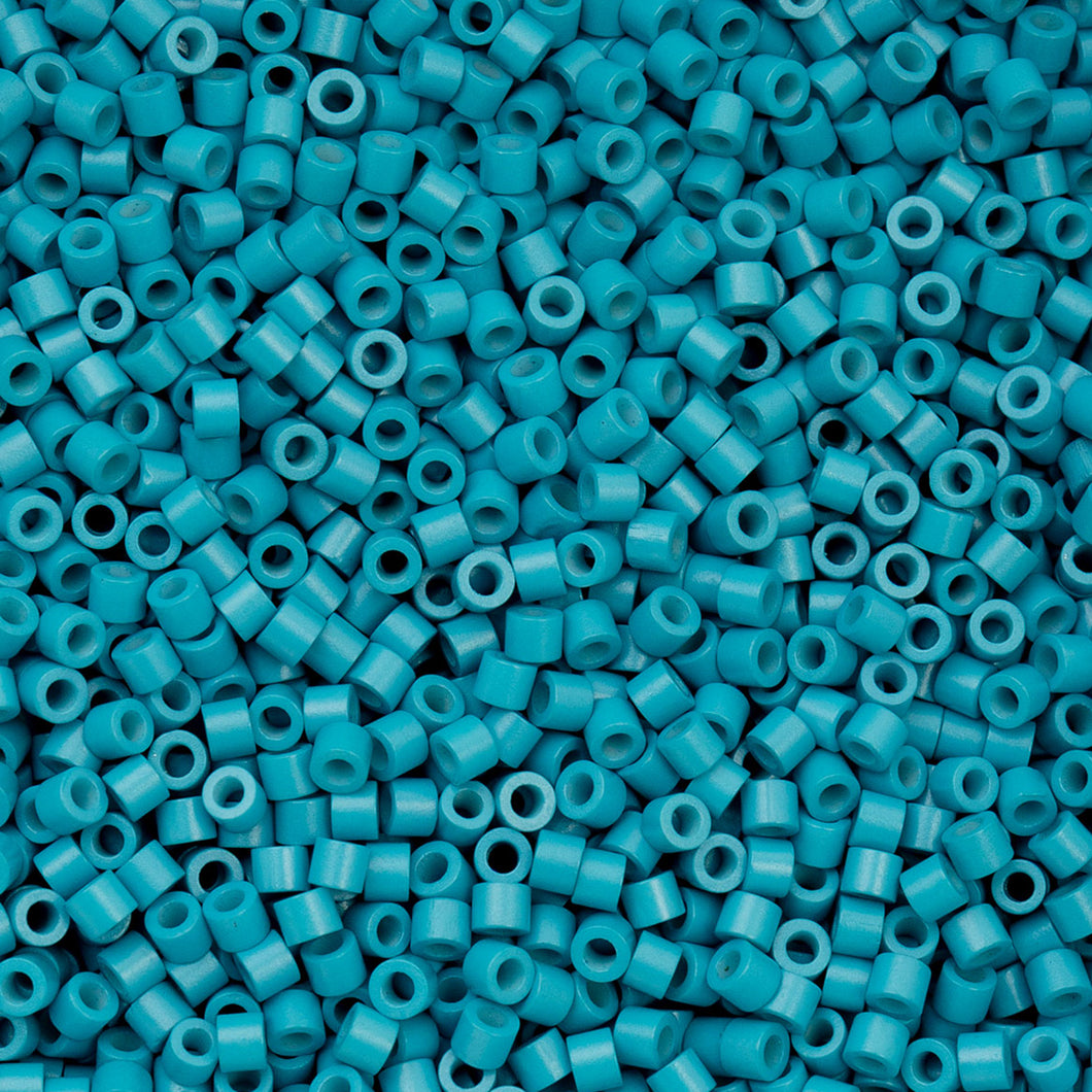 11/0 Cylin Bead Opaque Blue Lagoon