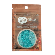 Load image into Gallery viewer, 11/0 Cylin Bead Opaque Turquoise Blue
