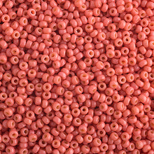 Load image into Gallery viewer, (Vial Miyuki Seed Bead 11/0) Dark Salmon Pink Opaque Duracoat
