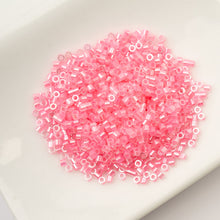Load image into Gallery viewer, 11/0 Cylin Bead Dark Crystal Pink Lined
