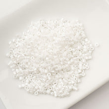 Load image into Gallery viewer, 11/0 Cylin Bead White Pearl Luster
