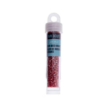 Load image into Gallery viewer, (Czech Seed Bead 9/0 3Cut Vial) Transparent Red Luster
