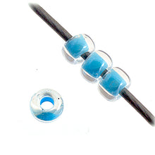 Load image into Gallery viewer, (Vial Miyuki Seed Bead 11/0) Blue Luminous Neon C/L
