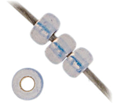 Load image into Gallery viewer, (Vial Miyuki Seed Bead 11/0) SmokeGrey S/L Opal Dyed Alabaster

