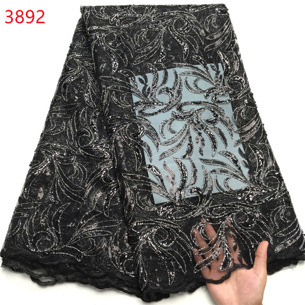 Lace - 3892 - Black (PER/YARD)