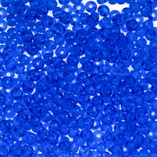Load image into Gallery viewer, (Vial Czech Size 6/0) Transparent Medium Blue
