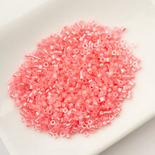 Load image into Gallery viewer, 11/0 Cylin Bead Rose-Pink AB Lined
