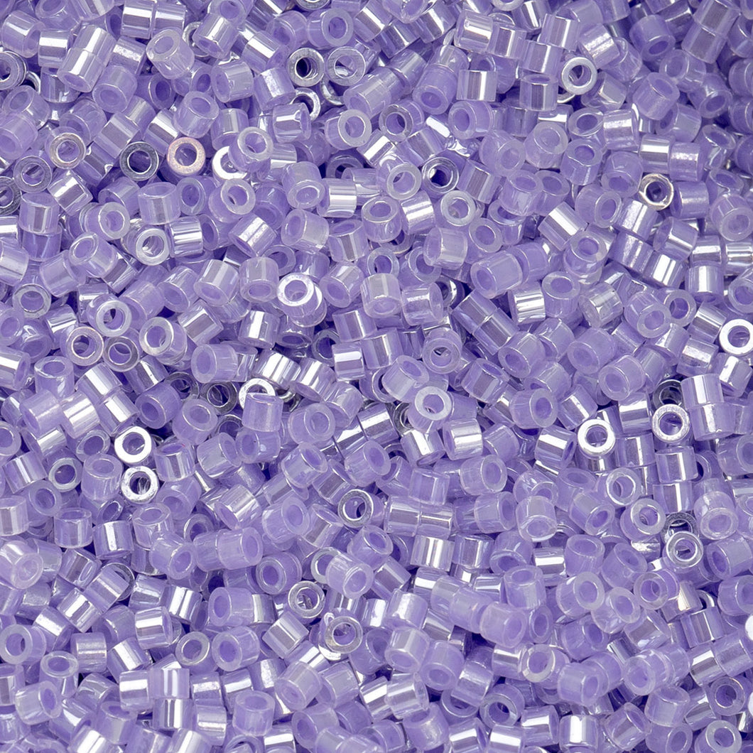 11/0 Cylin Bead Crystal Purple Lined