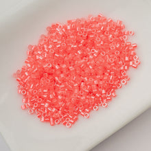 Load image into Gallery viewer, 11/0 Cylin Bead Coral Neon Colour
