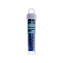 Load image into Gallery viewer, (Czech Seed Bead 9/0 3Cut Vial) Transparent Royal Blue S/L

