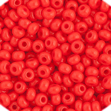Load image into Gallery viewer, 11/0 Seedbead Opaque Light Red
